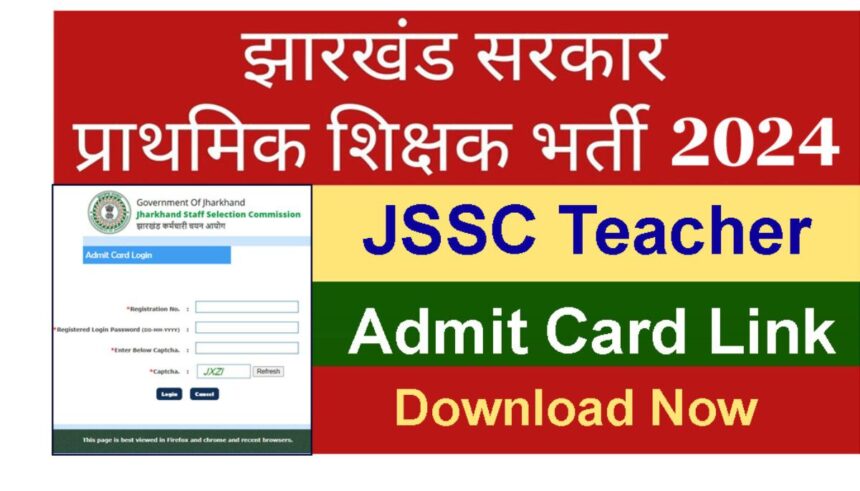 JSSC JPSTAACCE 2024 Admit Card