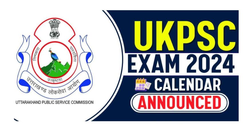 UKPSC Calendar 2024