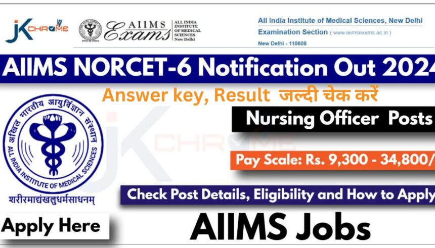 AIIMS NORCET 6