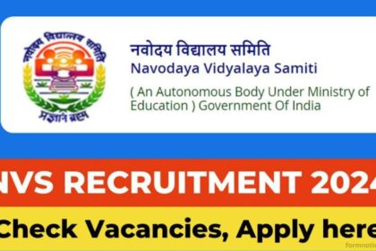 NTA NVS Recruitment 2024